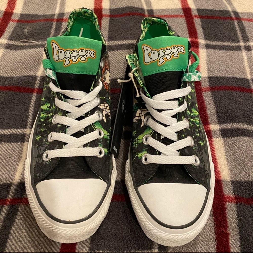 Converse Poison Ivy DC Comics Low Top Lace Up Sneakers Shoes